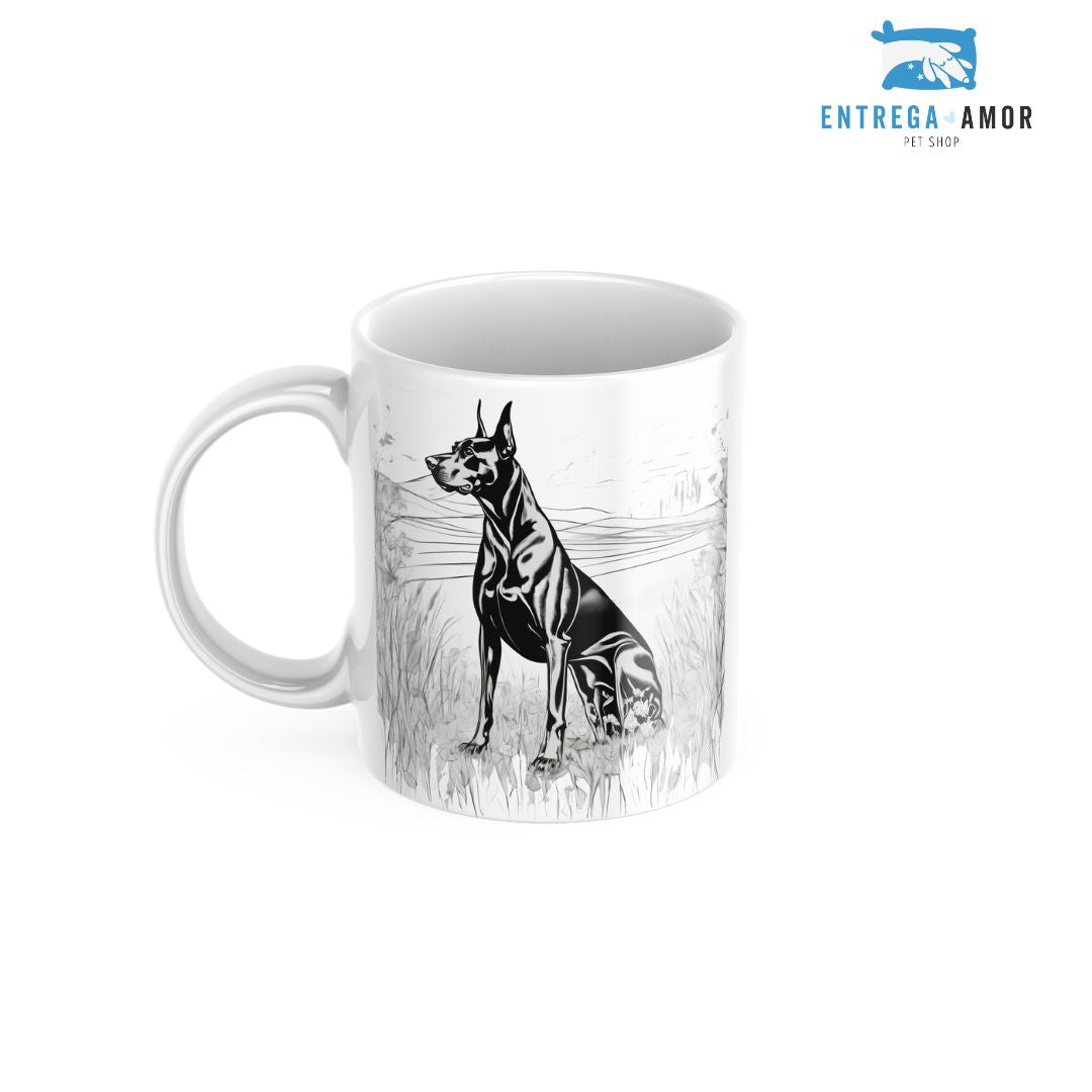 Taza Doberman