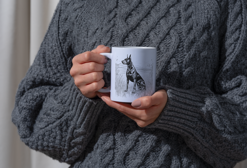 Taza Doberman