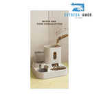 Dispensador Automático de Comida y Agua 2 en 1 para Mascotas