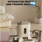 Dispensador Automático de Comida y Agua 2 en 1 para Mascotas