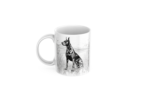 Taza Doberman